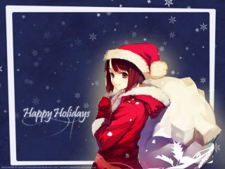 anime christmas wallpaper by snowstar90 d3572t9 Merry Christmas 2012! Anime Christmas Wallpapers