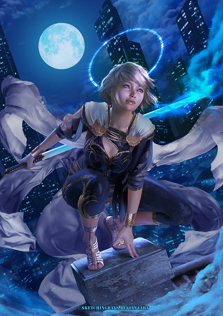 Angelic Vigilante by sketchingdays