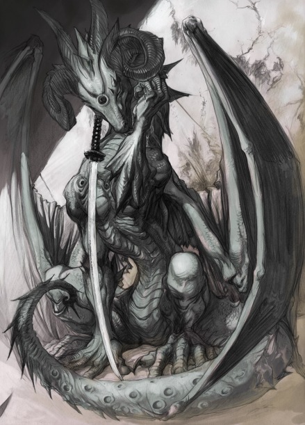 Dragon, Gray 02